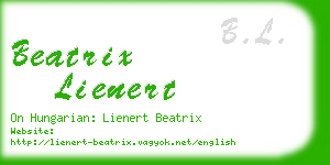beatrix lienert business card